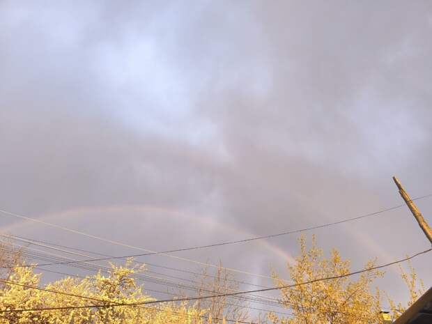 Радуга двойная над Гвардейкой