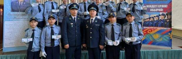 В Карагандинской области открыли класс юных полицейских Жас сақшы
