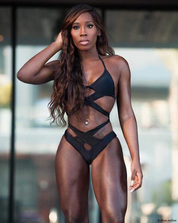 brittne jackson boltunonline 1 - Бриттни Джексон (Brittne Jackson) красивая темнокожая фитнес-модель (45 фото)