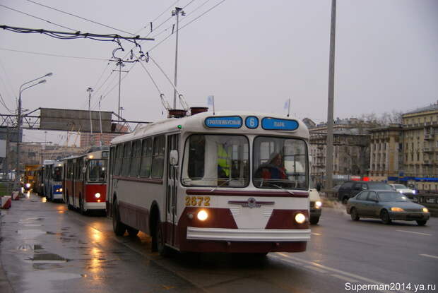 Парад троллейбусов