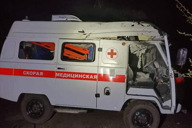Минздрав Запорожской области: ВСУ ударили по машине скорой помощи в Жовтневом
