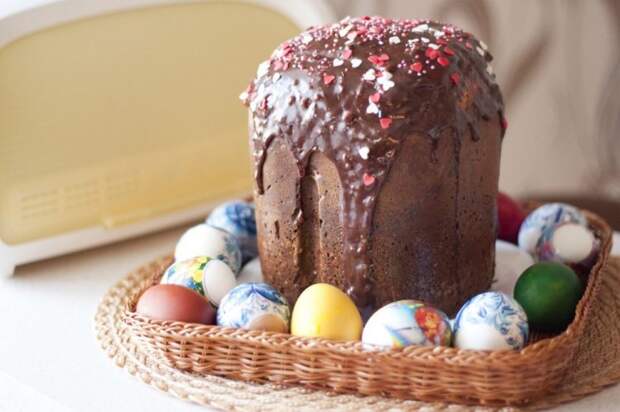 Шоколадный пасхальный кулич Шоколадный пасхальный кулич