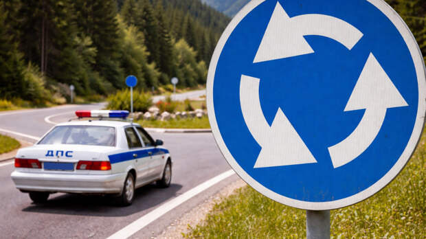 Зачем иногда не смотреть на знак «Круговое движение» и какой поворотник включать при въезде на кольцо