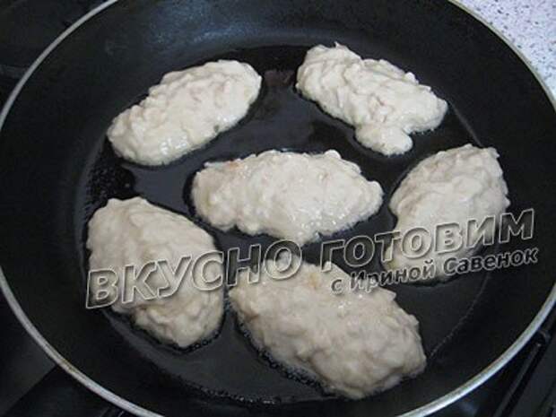 Оладьи с яблоками домашние