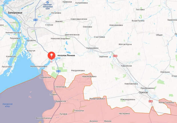 Прорыв на Запорожском направлении: Речное под контролем, бои за Приморское