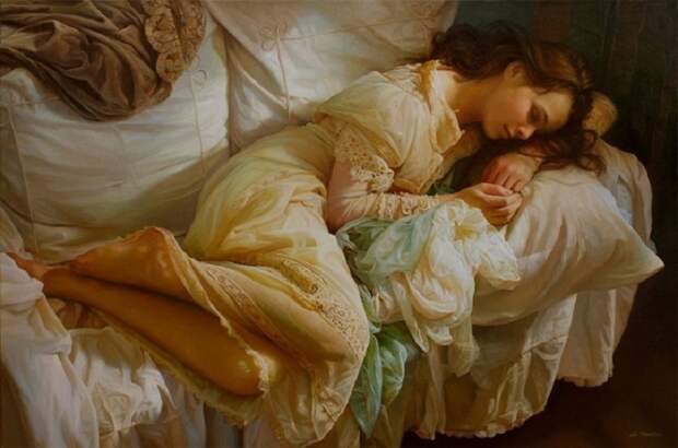 На первый взгляд, это фото спящей полуобнаженной красавицы. Но зайди и узнай ее секрет!