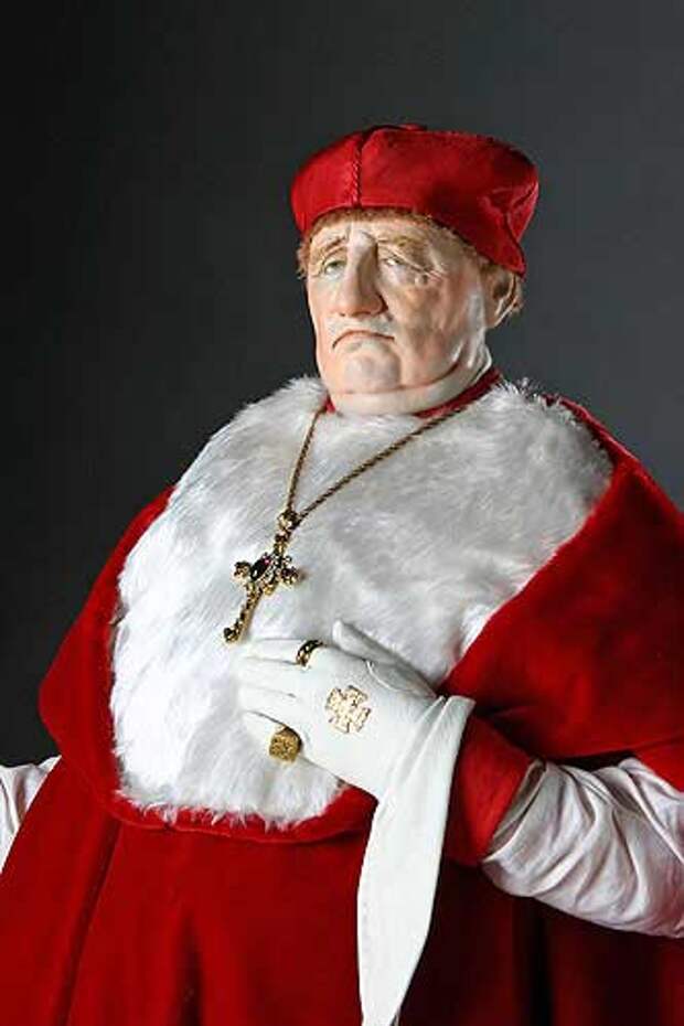Портрет кардинала Томаса Вулси.  Томас Вулси , англиканский епископ Йоркский из Исторических деятелей Англии