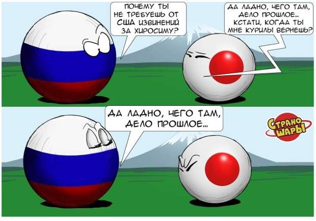 Политический юмор из серии Countryballs