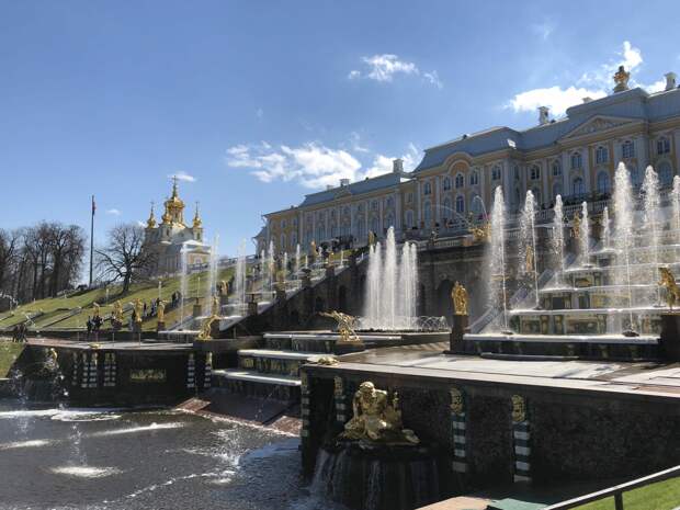 Нижний парк в Петергофе эвакуировали из-за угрозы о минирования