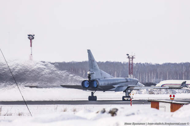 Работа ракетоносцев Ту-22М3