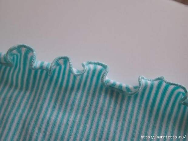 Шитье. Волнистый край на трикотажной ткани (5) (500x375, 71Kb)