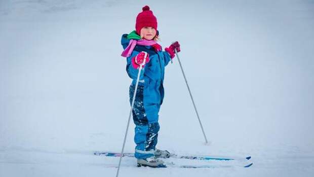 Как поставить ребенка на беговые лыжи