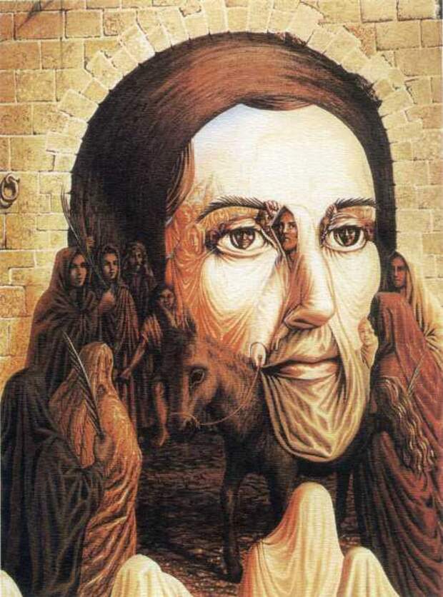Вербное воскресенье. Автор: Octavio Ocampo.