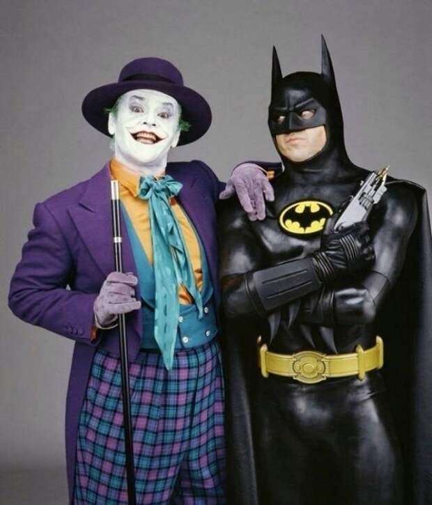 Джокер (Джек Николсон) и Бэтмен (Майкл Китон).
