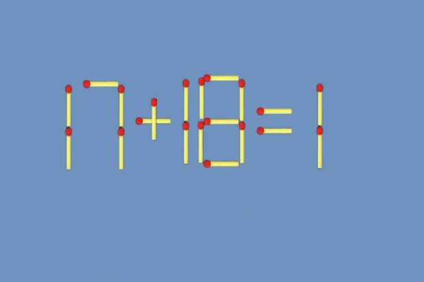 Ментальная гимнастика: исправьте равенство, передвинув одну спичку