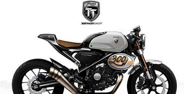 Концепт кафе рейсера Honda 300 TT Racer из Таиландского отдела