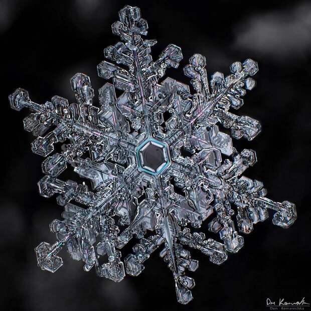 фото снежинки