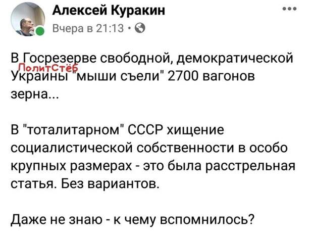 Политические комментарии из инета