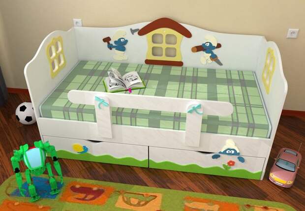 Детские кровати с бортиками