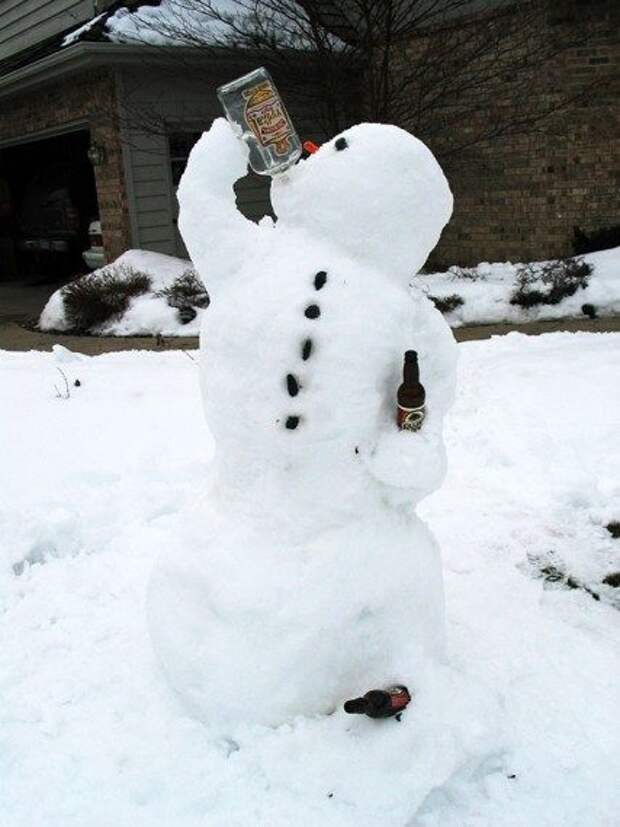 Необычные снеговики