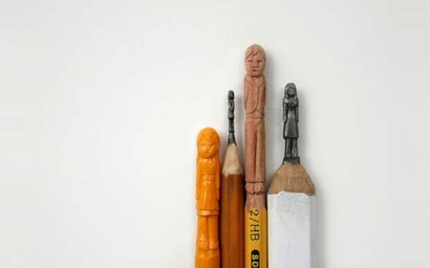 Скульптуры из карандашей (10 фото)