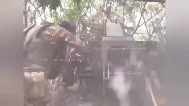Попадание ВСУ под «огненный ад» попало на видео