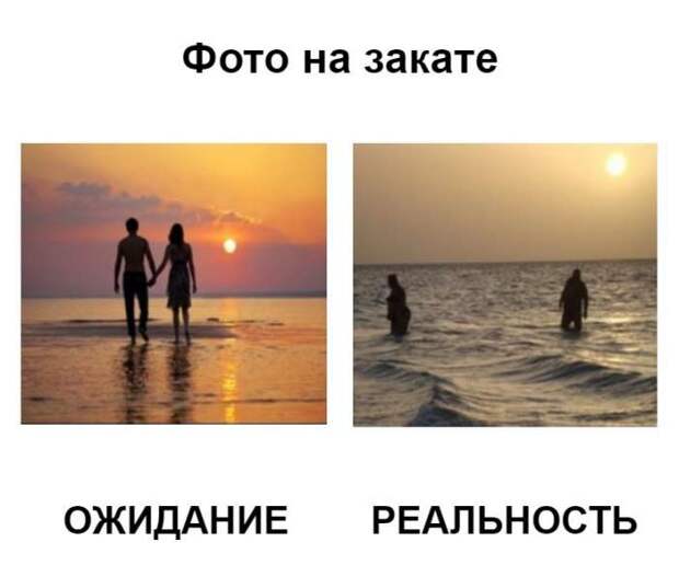 Ожидание и реальность