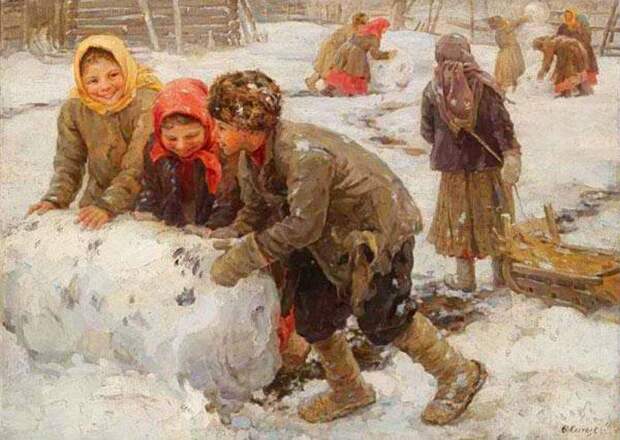 Снеговики... но не только из снега и не только снеговики