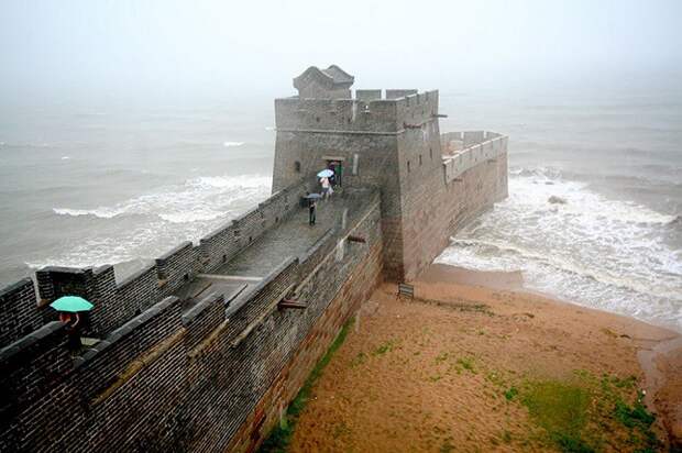 Здесь заканчивается Великая Китайская стена животные, интересное, удивительное, факты