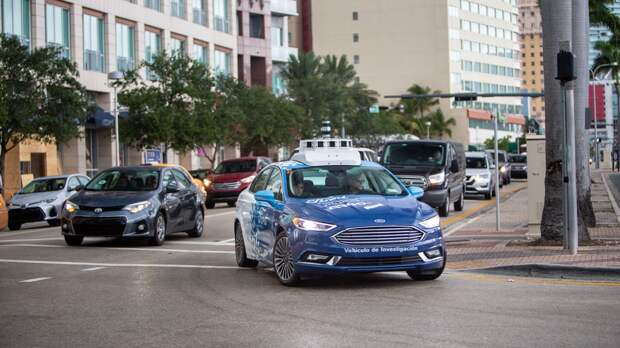 Ford's self-driving vehicles have been on the roads in Miami.