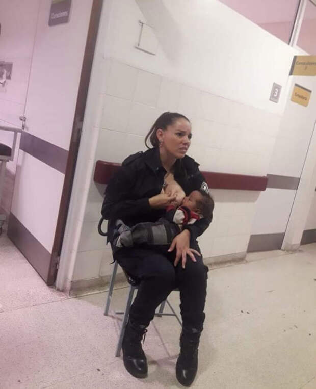 A Police Officer Breastfeeds A Baby Neglected By Busy Hospital Staff Who Called Him ‘Smelly And Dirty’