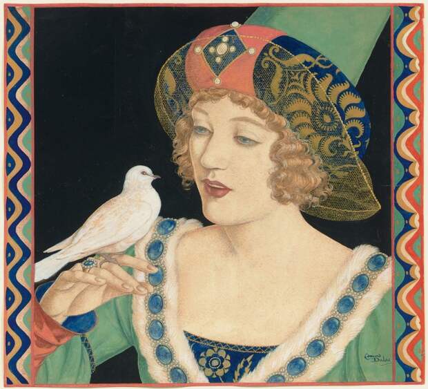 1922 (ок)_Принцесса и белый голубь (Портрет Марион Дэвис)) (The Princess and the White Dove (Portrait of Marion Davies))_31.5 х 23_бумага, графит и гуашь_Частное собрание.jpg 1922 (ок)_Принцесса и белый голубь (Портрет Марион Дэвис)) (The Princess and the White Dove (Portrait of Marion Davies))_31.5 х 23_бумага, графит и гуашь_Частное собрание.jpg