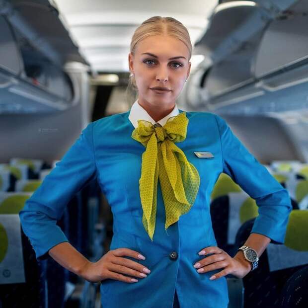 В какой авиакомпании России работают самые красивые стюардессы? авиакомпания, девушки, красота, полет, россия, самолет, стюардесса
