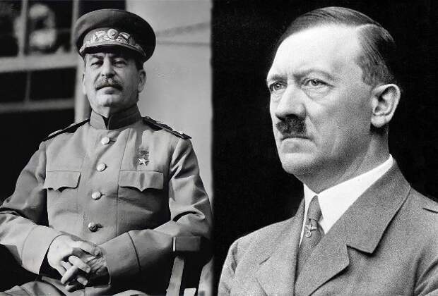Иосиф Сталин и Адольф Гитлер