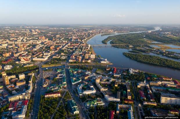 Фото Омска с высоты