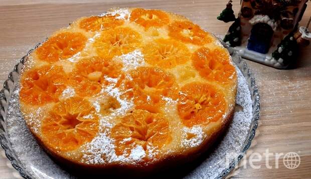 Десерт с новогодним ароматом: готовим мандариновый пирог
