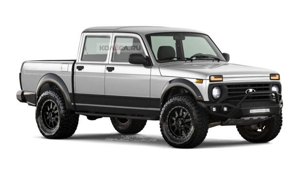 Lada Niva pickup front2