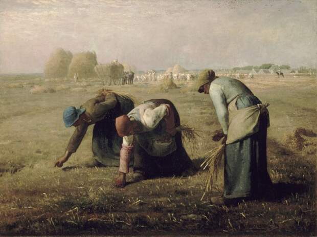 Сборщицы колосьев (1857 год) - Жан-Франсуа Милле. Сборщицы колосьев (1857 год) - Жан-Франсуа Милле.