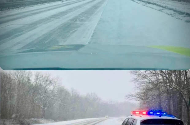 Предупреждение для водителей: снег и гололёд на национальных трассах M1 и M5