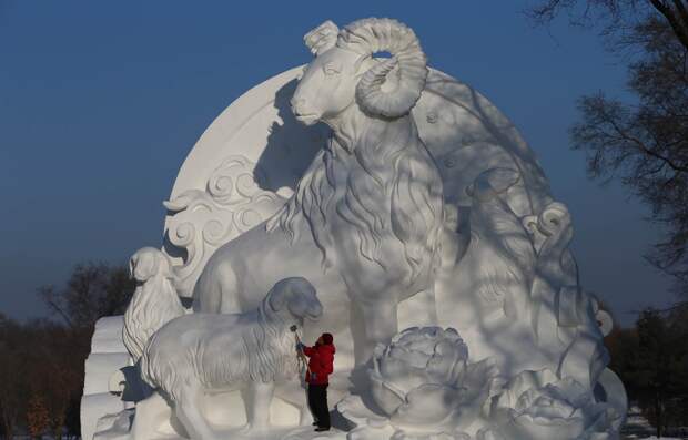 16 фестиваль снега и льда в Харбине