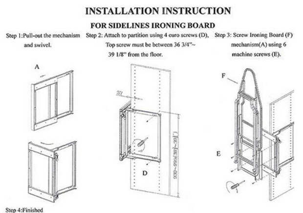 Крутые и очень удобные гладильные доски: 25 идей + чертежи