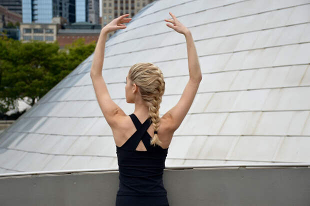 chicago, dancer, city, ballet, active wear, garage clothing