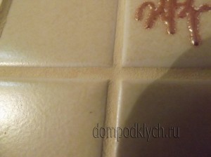 Затирка швов плитки