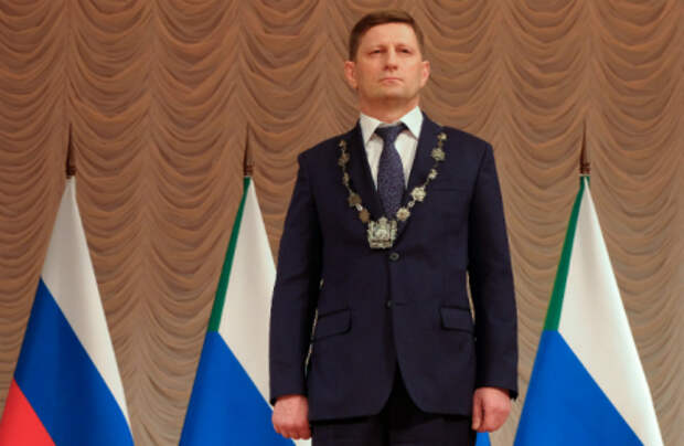 Инаугурация избранного губернатора Хабаровского края Сергея Фургала. 