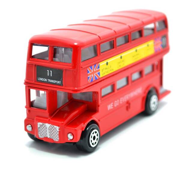 11. Модель двухэтажного автобуса из Англии сувениры, туризм