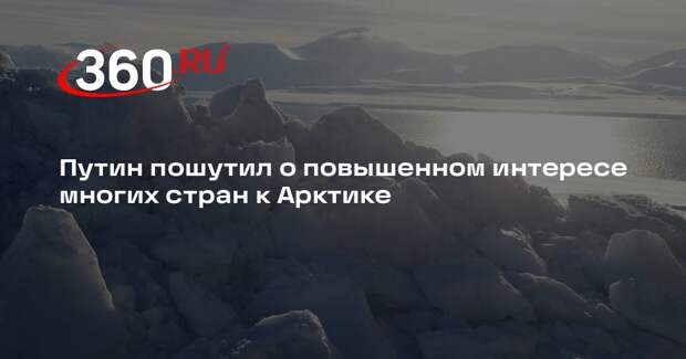 Путин пошутил о повышенном интересе многих стран к Арктике