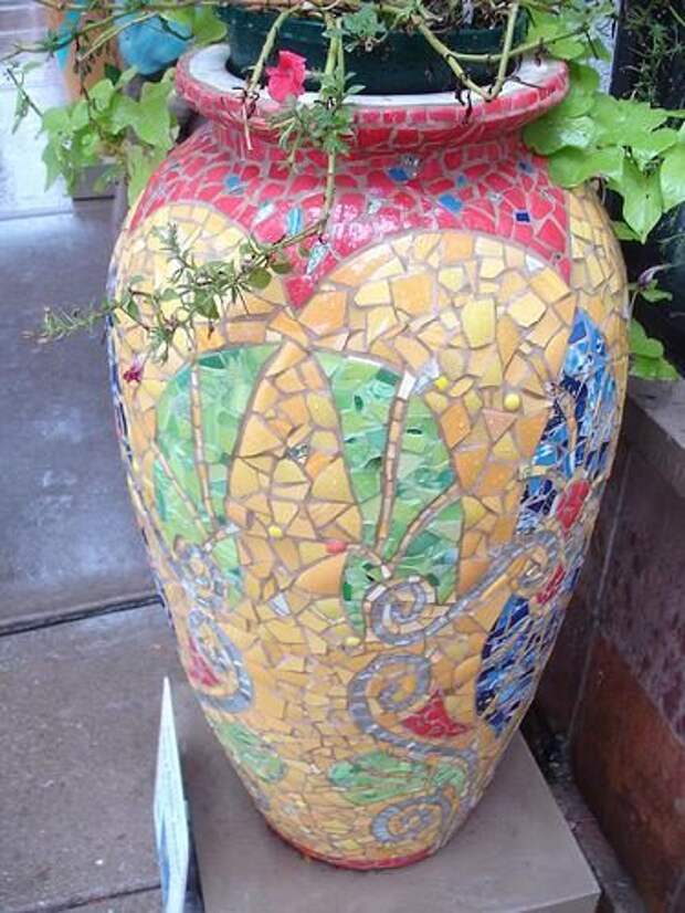 Идеи из осколков посуды