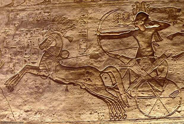 Источник: Mikhail Chegodaev Rameses II. Battle of Qadesh. Abu Simbel