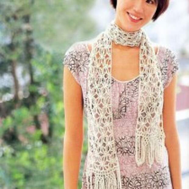 Вязание крючком шарфов Вязание крючком шарфов