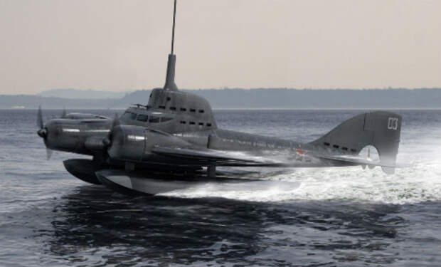 Летающая подводная лодка секретный проект СССР